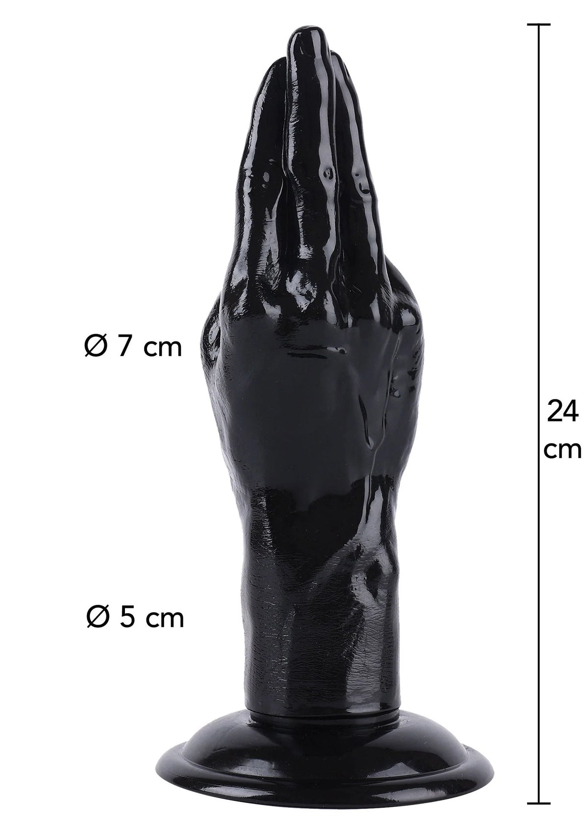 Bestel: Hand Fucker 24 cm by Hidden Desire - bij Happytoys: de erotische sex webshop | liever Happy dan Easy ⭐⭐⭐⭐⭐ - Default Title - 16886 - BLACK