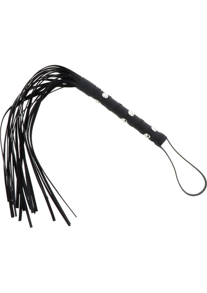 Bestel: Extreme Short Studded Flogger Whip by Hidden Desire - bij Happytoys: de erotische sex webshop | liever Happy dan Easy ⭐⭐⭐⭐⭐ - Default Title - 16895 - BLACK