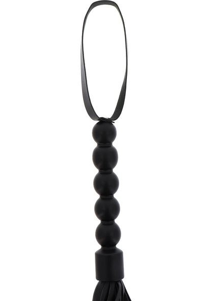 Bestel: Short Beaded Flogger Whip by Hidden Desire - bij Happytoys: de erotische sex webshop | liever Happy dan Easy ⭐⭐⭐⭐⭐