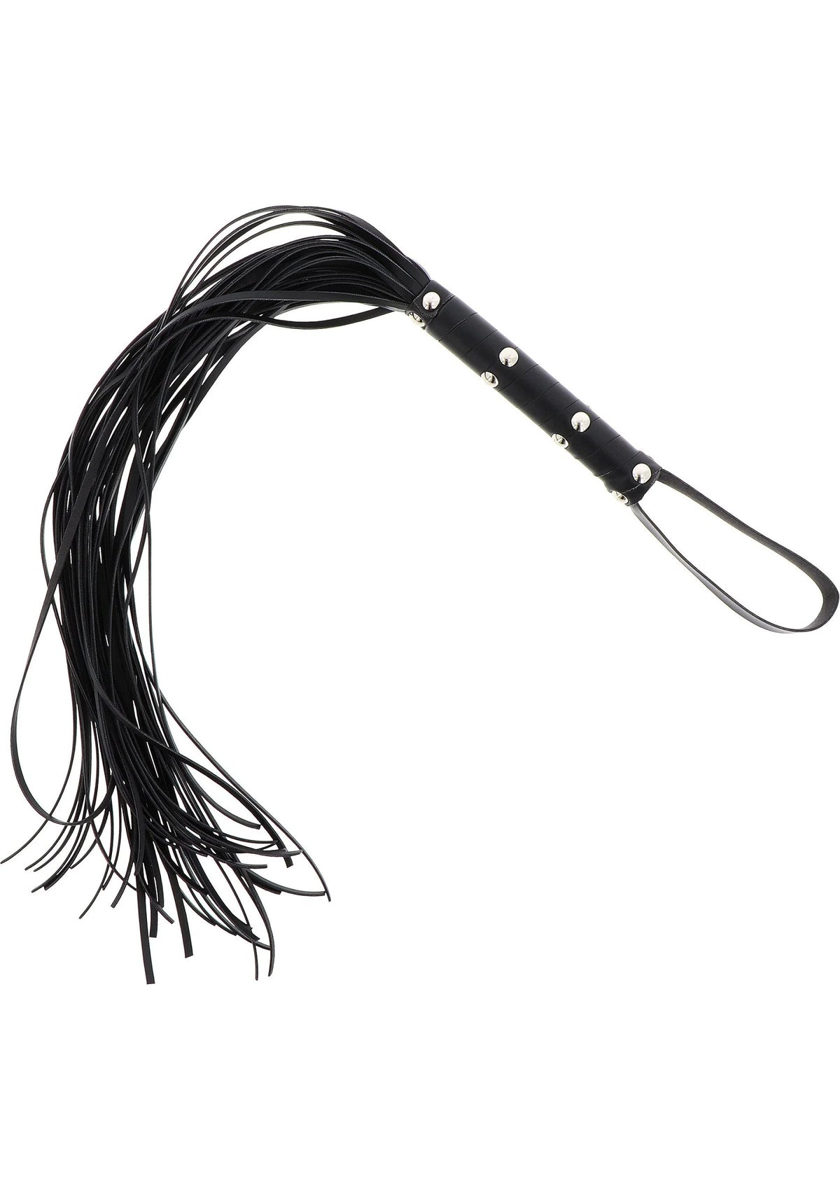 Bestel: Extreme Long Studded Flogger Whip by Hidden Desire - bij Happytoys: de erotische sex webshop | liever Happy dan Easy ⭐⭐⭐⭐⭐ - Default Title - 16897 - BLACK