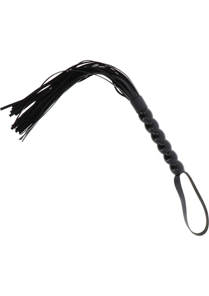 Bestel: Extreme Long Beaded Flogger Whip by Hidden Desire - bij Happytoys: de erotische sex webshop | liever Happy dan Easy ⭐⭐⭐⭐⭐ - Default Title - 16898 - BLACK