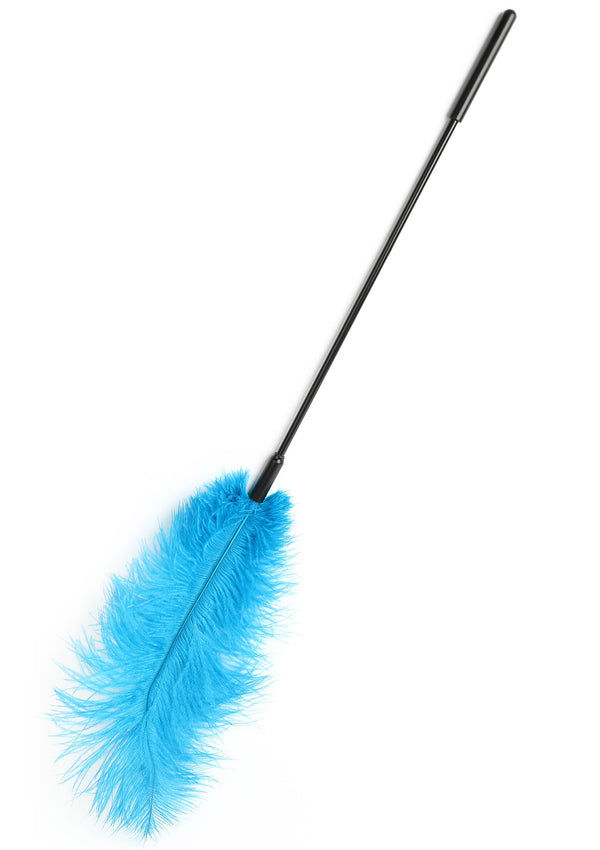 Bestel: Double Feather Tickler by Hidden Desire Extreme - bij Happytoys: de erotische sex webshop | liever Happy dan Easy ⭐⭐⭐⭐⭐ - Zwart - 16899 - BLUE