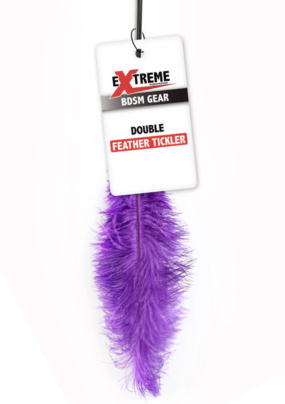 Bestel: Double Feather Tickler by Hidden Desire Extreme - bij Happytoys: de erotische sex webshop | liever Happy dan Easy ⭐⭐⭐⭐⭐