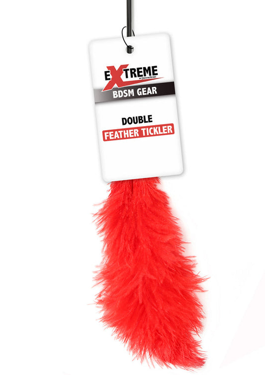 Bestel: Double Feather Tickler by Hidden Desire Extreme - bij Happytoys: de erotische sex webshop | liever Happy dan Easy ⭐⭐⭐⭐⭐