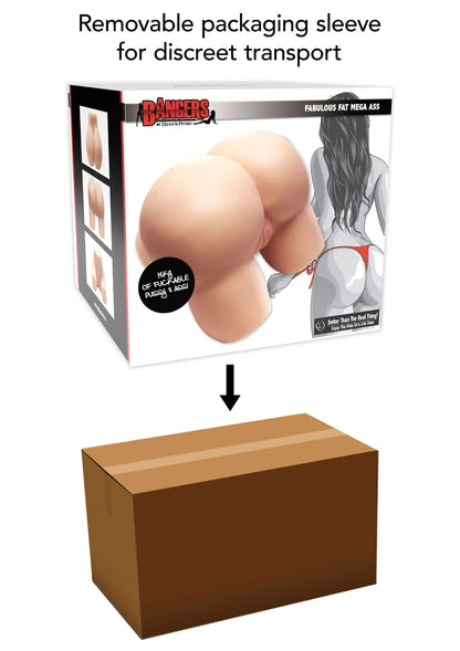 Bestel: Bangers Fabulous Fat Mega Ass 19kg by Hidden Desire - bij Happytoys: de erotische sex webshop | liever Happy dan Easy ⭐⭐⭐⭐⭐