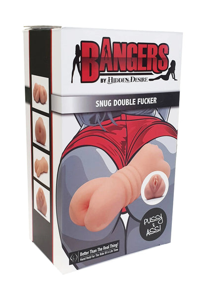 Bestel: Bangers Snug Double Fucker Pussy/Ass by Hidden Desire - bij Happytoys: de erotische sex webshop | liever Happy dan Easy ⭐⭐⭐⭐⭐