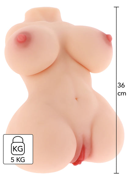 Bestel: Juicy Double D Sex Doll Torso 5.2 kg by Hidden Desire - bij Happytoys: de erotische sex webshop | liever Happy dan Easy ⭐⭐⭐⭐⭐ - Default Title - 16941 - SKIN