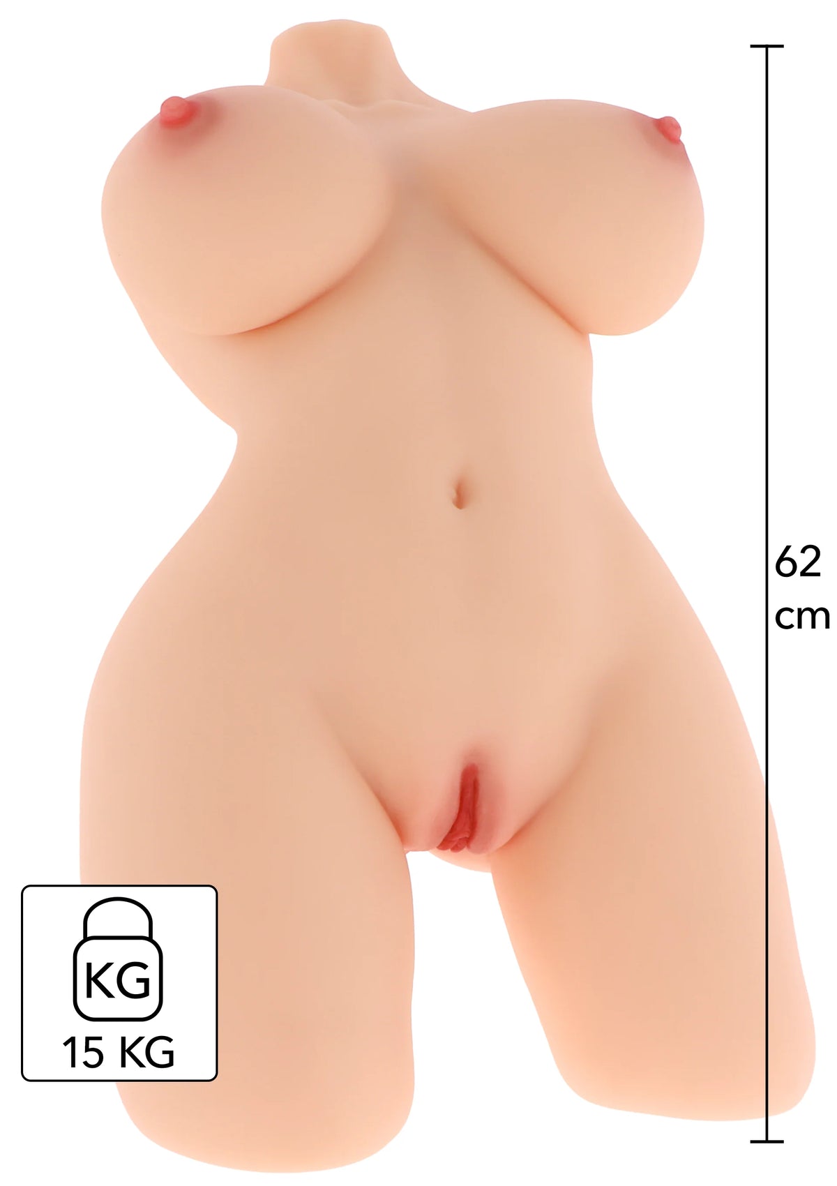 Bestel: Big Busty Fuck Slut 15.2 kg by Hidden Desire - bij Happytoys: de erotische sex webshop | liever Happy dan Easy ⭐⭐⭐⭐⭐ - Default Title - 16942 - SKIN