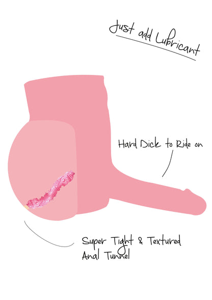 Bestel: Ride My Hard Dick 4.4 kg by Hidden desire - bij Happytoys: de erotische sex webshop | liever Happy dan Easy ⭐⭐⭐⭐⭐