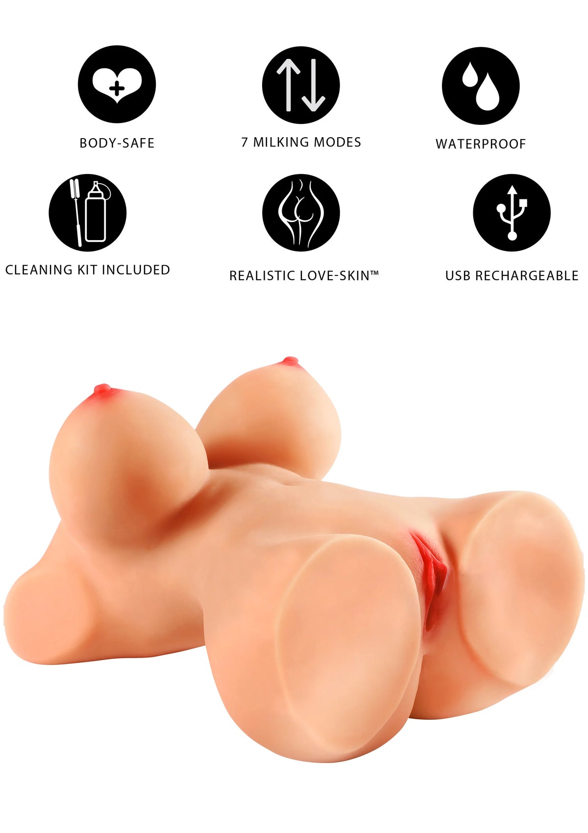 Bestel: Horny Milking Bitch 10kg by Hidden Desire - bij Happytoys: de erotische sex webshop | liever Happy dan Easy ⭐⭐⭐⭐⭐
