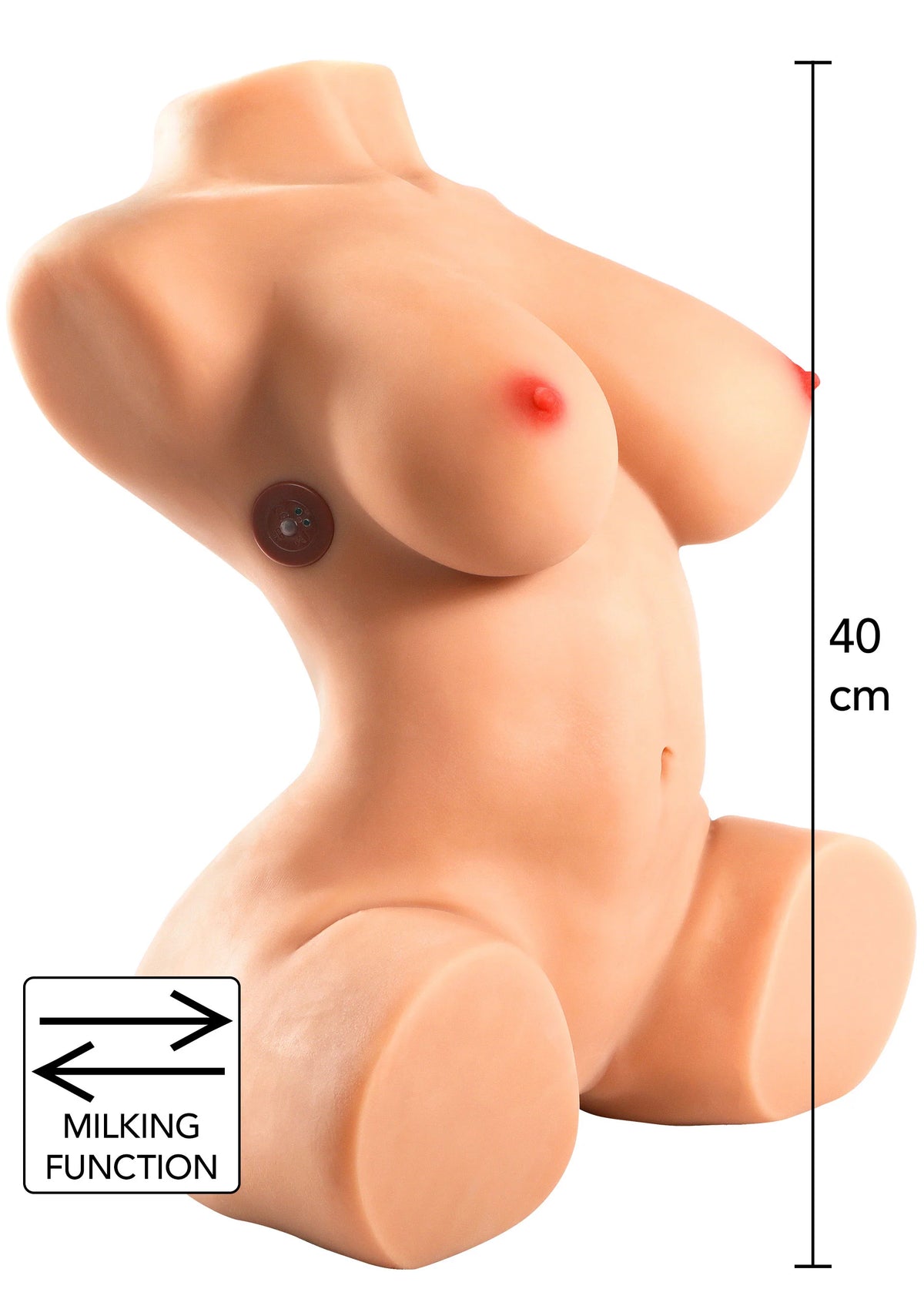 Bestel: Milking Mega Slut 22kg by Hidden Desire - bij Happytoys: de erotische sex webshop | liever Happy dan Easy ⭐⭐⭐⭐⭐ - Default Title - 16948 - SKIN
