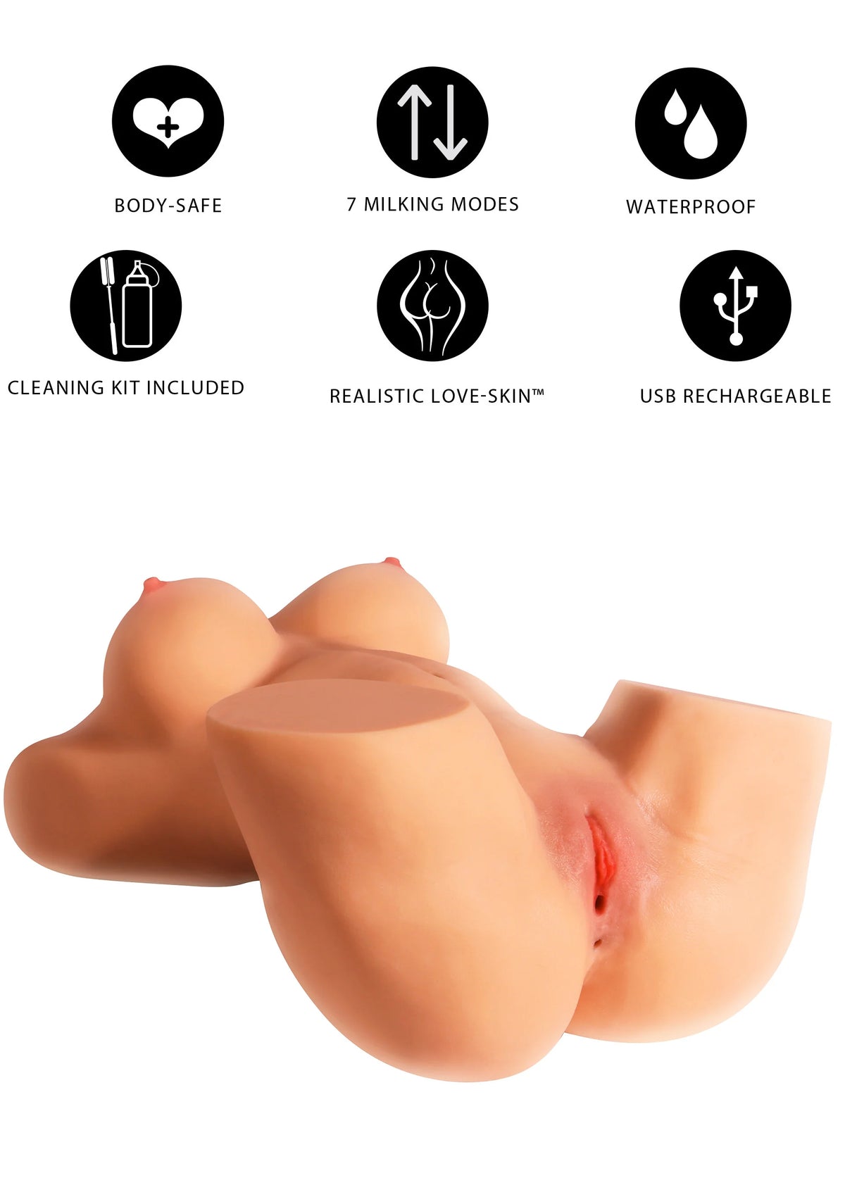 Bestel: Milking Mega Slut 22kg by Hidden Desire - bij Happytoys: de erotische sex webshop | liever Happy dan Easy ⭐⭐⭐⭐⭐