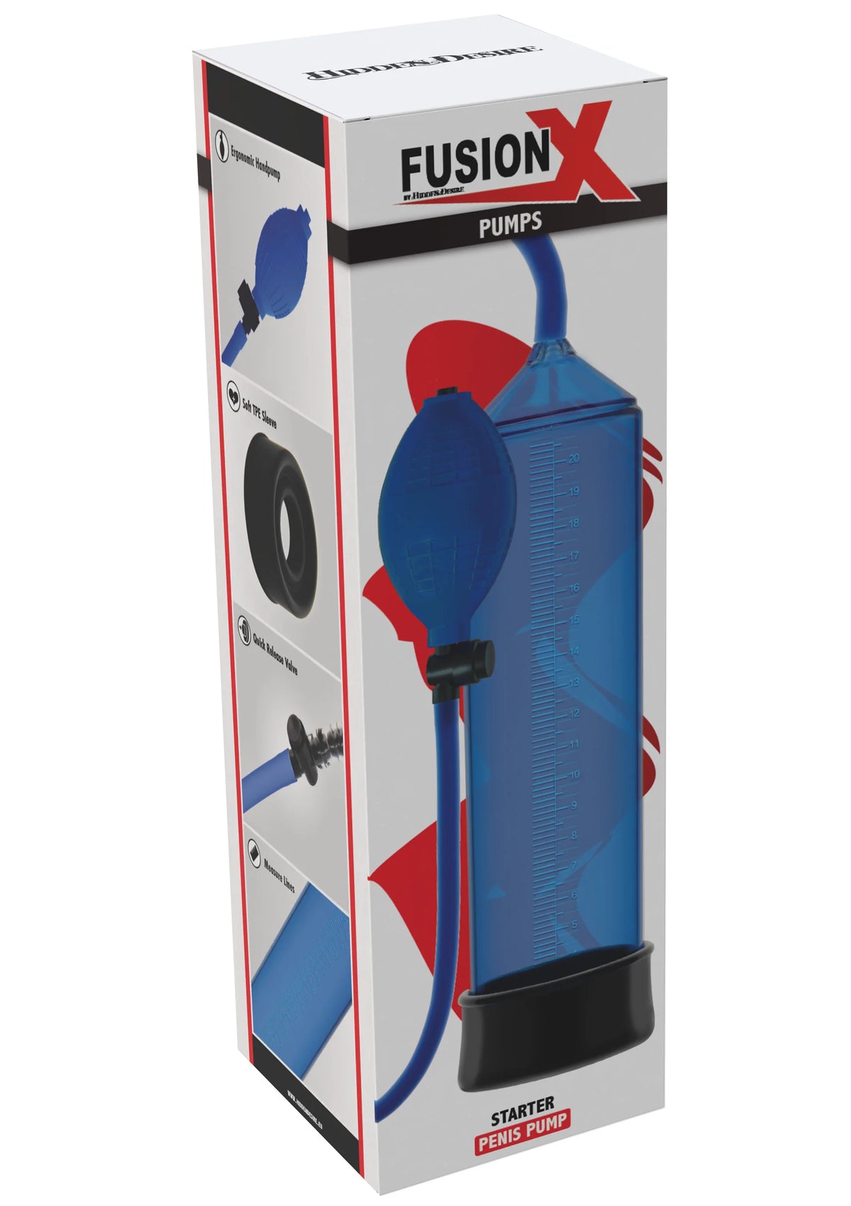 Bestel: Fusion Starter Penis Pump Black by Hidden Desire - bij Happytoys: de erotische sex webshop | liever Happy dan Easy ⭐⭐⭐⭐⭐