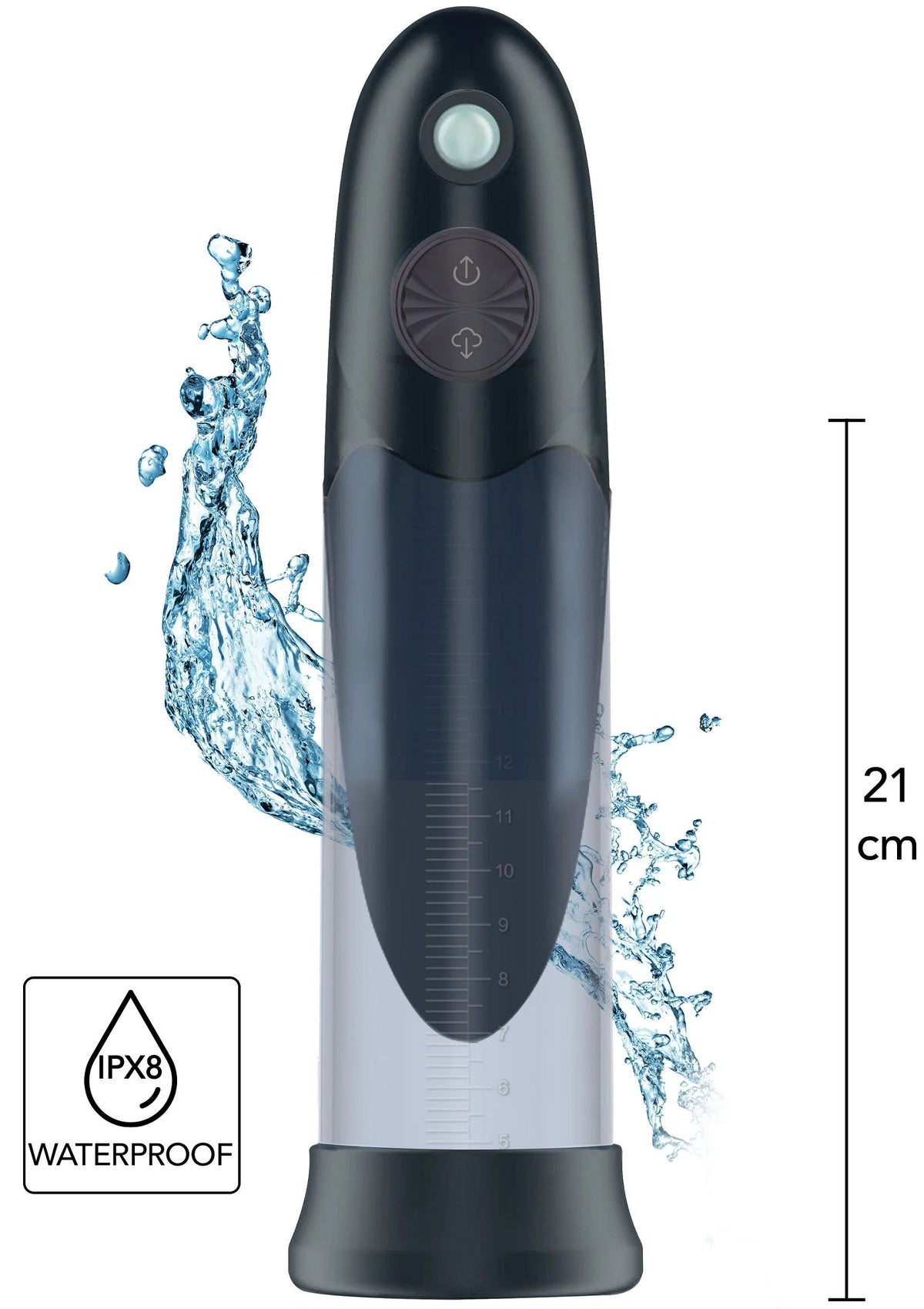 Bestel: Automatic Aqua Penis Pump by Hidden Desire - bij Happytoys: de erotische sex webshop | liever Happy dan Easy ⭐⭐⭐⭐⭐ - Default Title - 16964 - BLACK