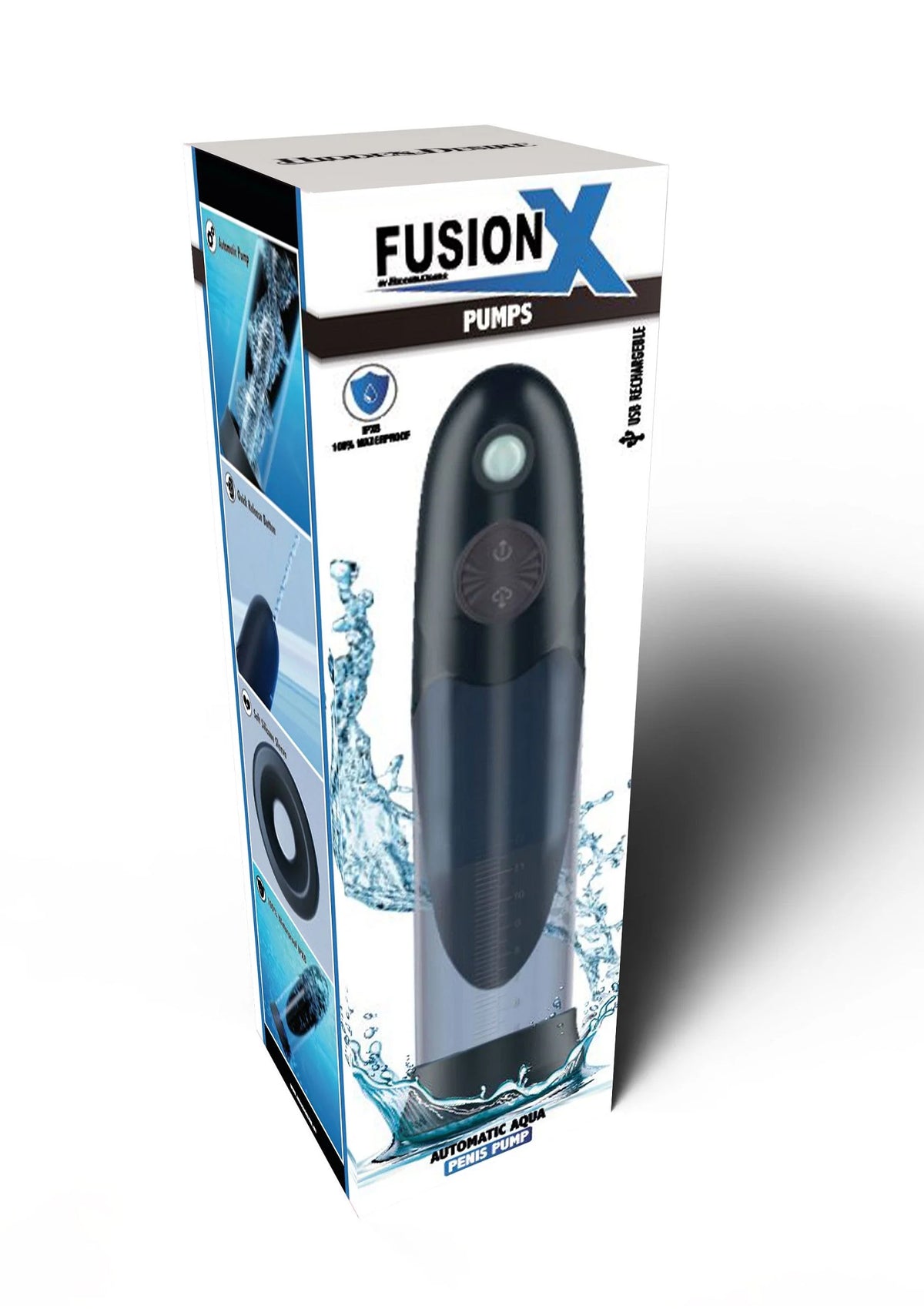Bestel: Automatic Aqua Penis Pump by Hidden Desire - bij Happytoys: de erotische sex webshop | liever Happy dan Easy ⭐⭐⭐⭐⭐