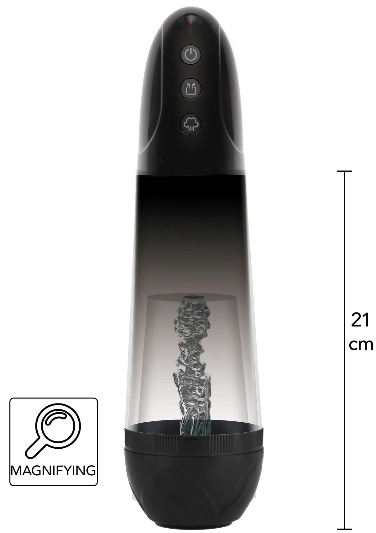 Bestel: Automatic Magnify Penis Pump by Hidden Desire - bij Happytoys: de erotische sex webshop | liever Happy dan Easy ⭐⭐⭐⭐⭐ - Default Title - 16965 - BLACK