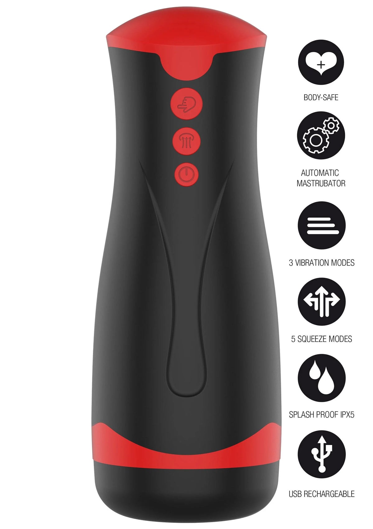 Bestel: Deep Squeeze Masturbator by Hidden Desire - bij Happytoys: de erotische sex webshop | liever Happy dan Easy ⭐⭐⭐⭐⭐