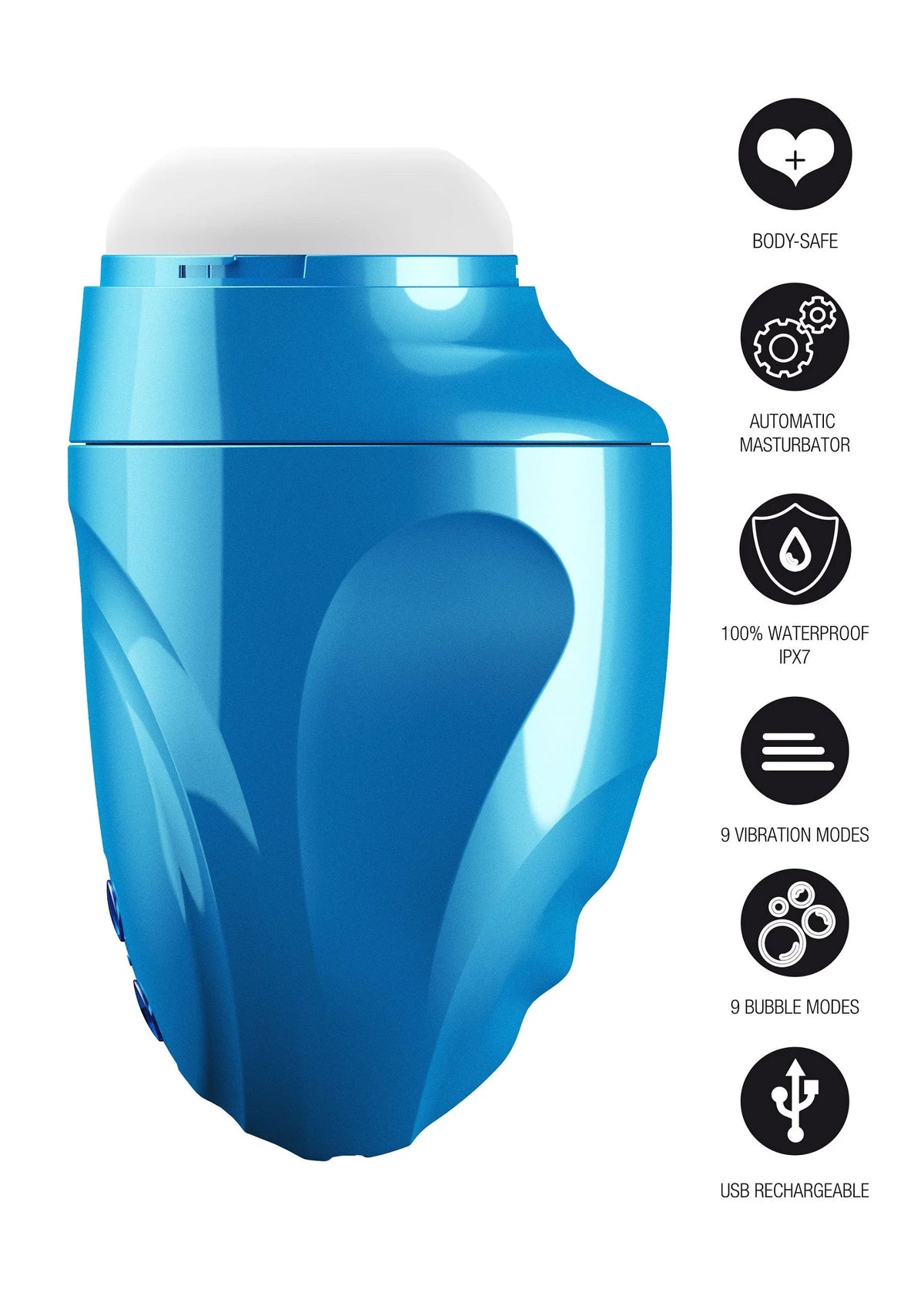 Bestel: Aqua Bubble Masturbator by Hidden Desire - bij Happytoys: de erotische sex webshop | liever Happy dan Easy ⭐⭐⭐⭐⭐
