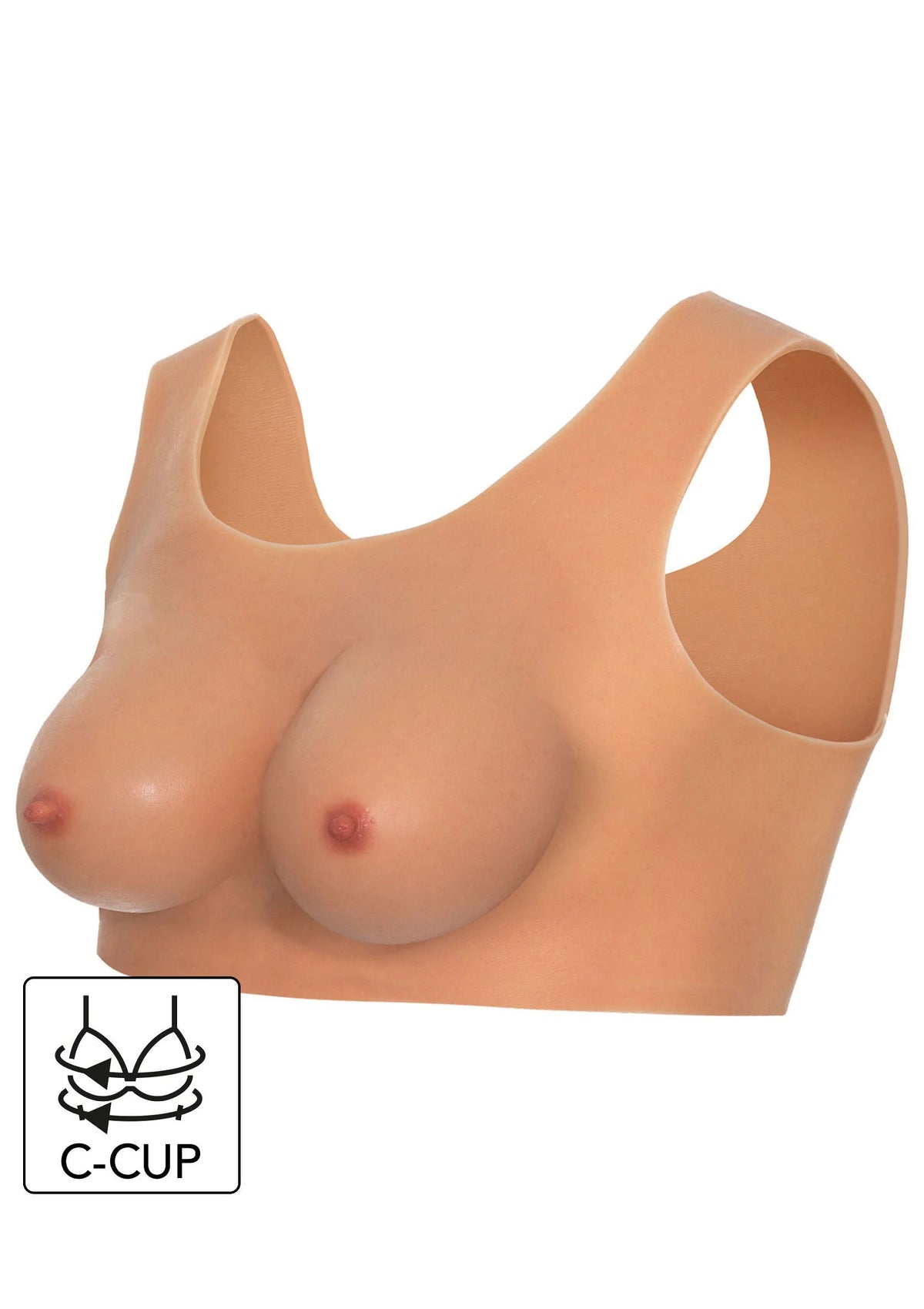 Bestel: Wearable Breasts Top C Cup by Hidden Desire - bij Happytoys: de erotische sex webshop | liever Happy dan Easy ⭐⭐⭐⭐⭐ - Default Title - 16980 - SKIN