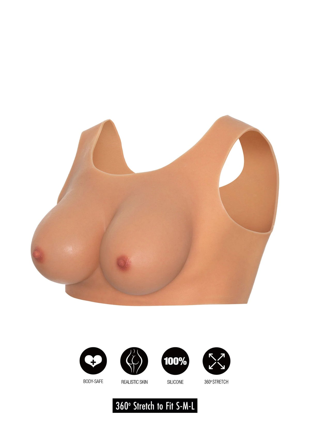 Bestel: Wearable Breasts Top C Cup by Hidden Desire - bij Happytoys: de erotische sex webshop | liever Happy dan Easy ⭐⭐⭐⭐⭐