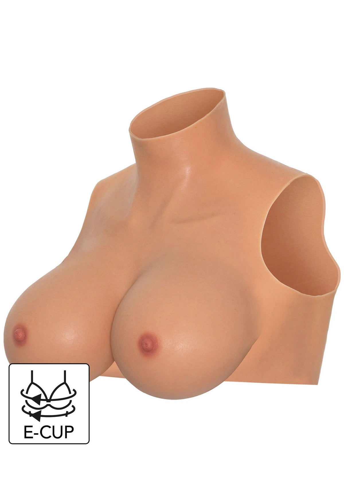 Bestel: Wearable Breasts Crop Top E Cup by Hidden Desire - bij Happytoys: de erotische sex webshop | liever Happy dan Easy ⭐⭐⭐⭐⭐ - Default Title - 16984 - SKIN
