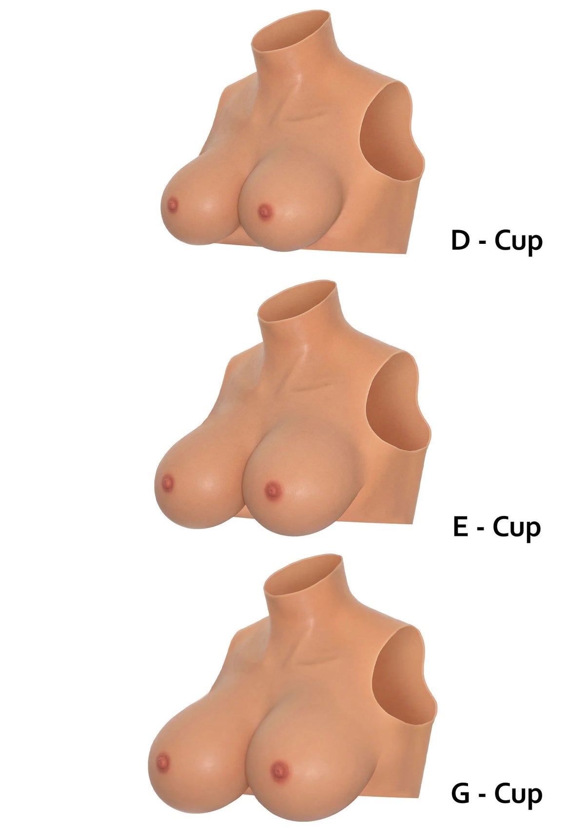 Bestel: Wearable Breasts Crop Top E Cup by Hidden Desire - bij Happytoys: de erotische sex webshop | liever Happy dan Easy ⭐⭐⭐⭐⭐