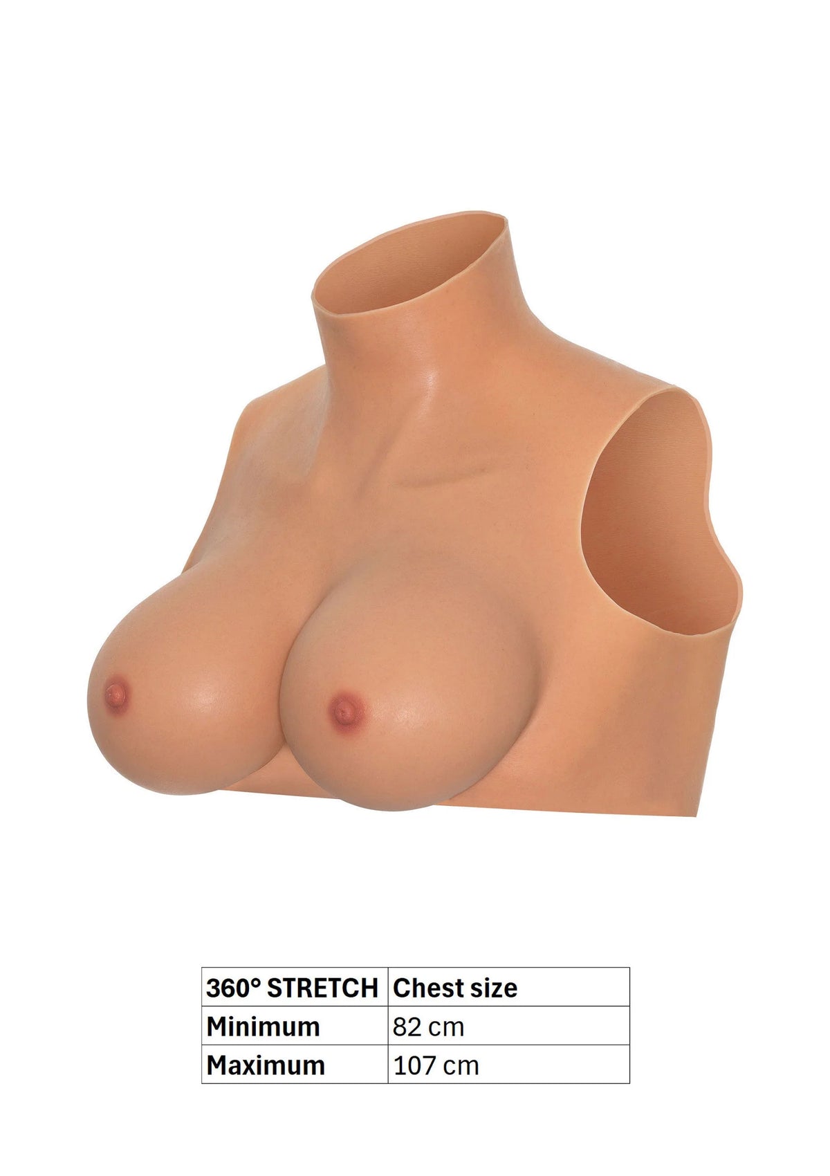Bestel: Wearable Breasts Crop Top E Cup by Hidden Desire - bij Happytoys: de erotische sex webshop | liever Happy dan Easy ⭐⭐⭐⭐⭐
