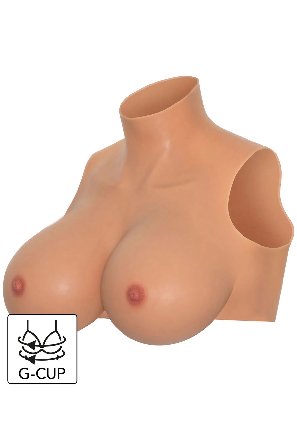 Bestel: Wearable Breasts Crop Top G Cup by Hidden desire - bij Happytoys: de erotische sex webshop | liever Happy dan Easy ⭐⭐⭐⭐⭐ - Default Title - 16985 - SKIN