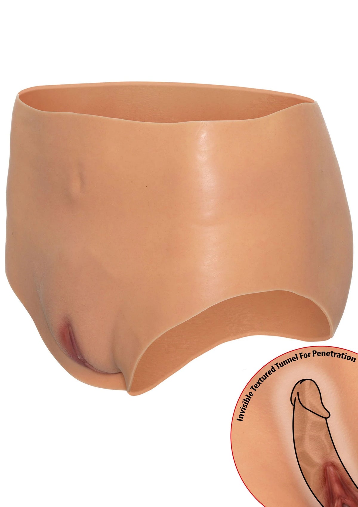 Bestel: Open Vagina Brief High Waist by CalExotics - bij Happytoys: de erotische sex webshop | liever Happy dan Easy ⭐⭐⭐⭐⭐ - Default Title - 16990 - SKIN