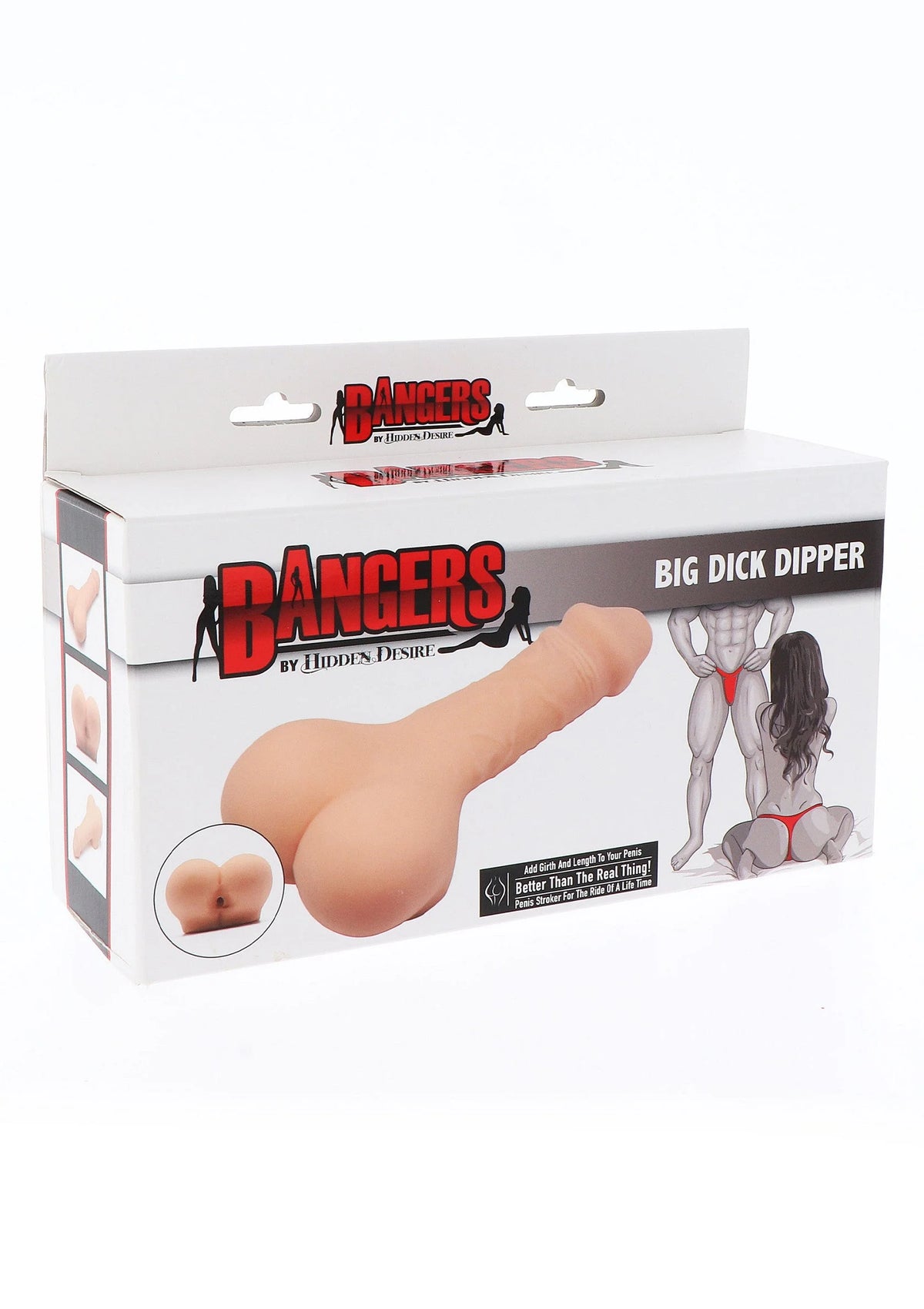 Bestel: Bangers Big Dick Dipper Masturbator by Hidden Desire - bij Happytoys: de erotische sex webshop | liever Happy dan Easy ⭐⭐⭐⭐⭐