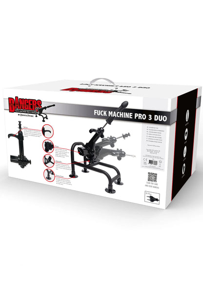 Bestel: Bangers Fuck Machine Pro 3 Duo by Hidden Desire - bij Happytoys: de erotische sex webshop | liever Happy dan Easy ⭐⭐⭐⭐⭐