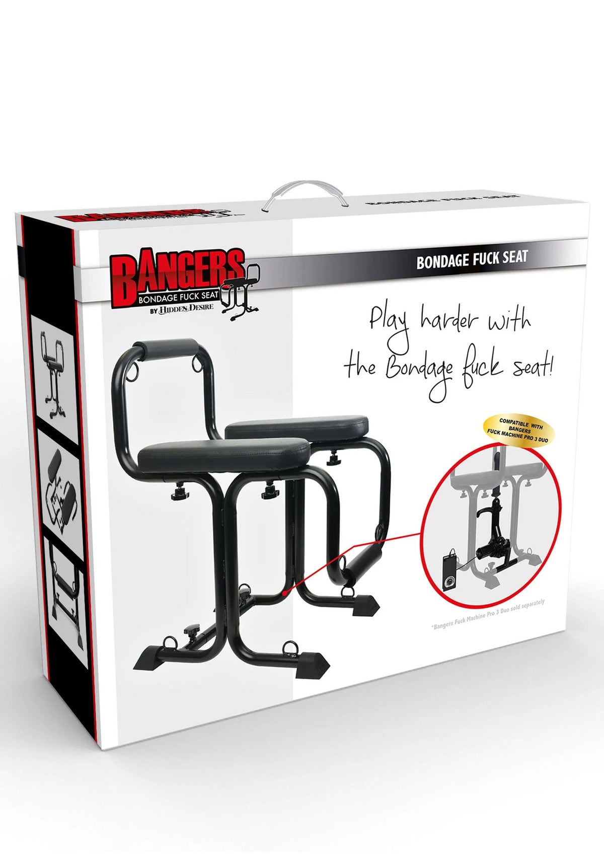 Bestel: Bangers Fuck Machines Bondage Fuck Seat by Hidden Desire - bij Happytoys: de erotische sex webshop | liever Happy dan Easy ⭐⭐⭐⭐⭐