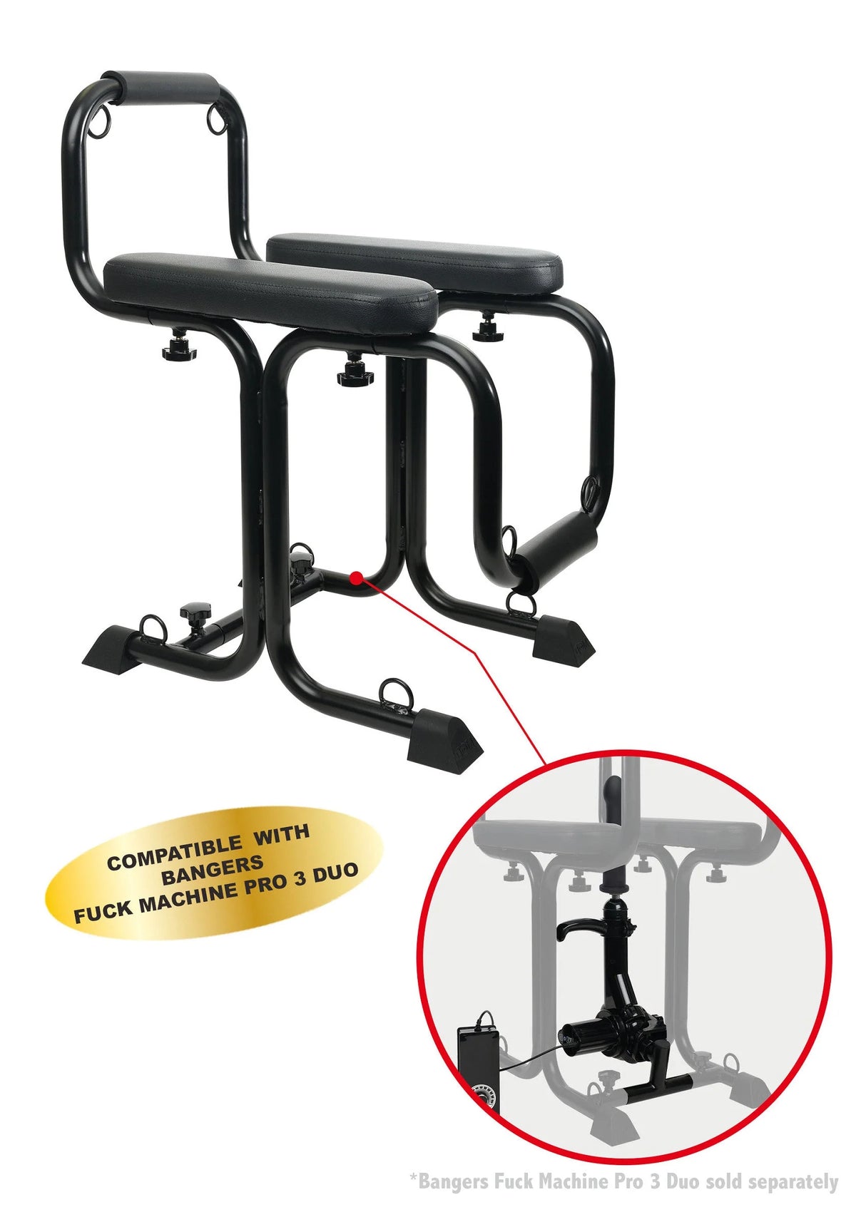 Bestel: Bangers Fuck Machines Bondage Fuck Seat by Hidden Desire - bij Happytoys: de erotische sex webshop | liever Happy dan Easy ⭐⭐⭐⭐⭐