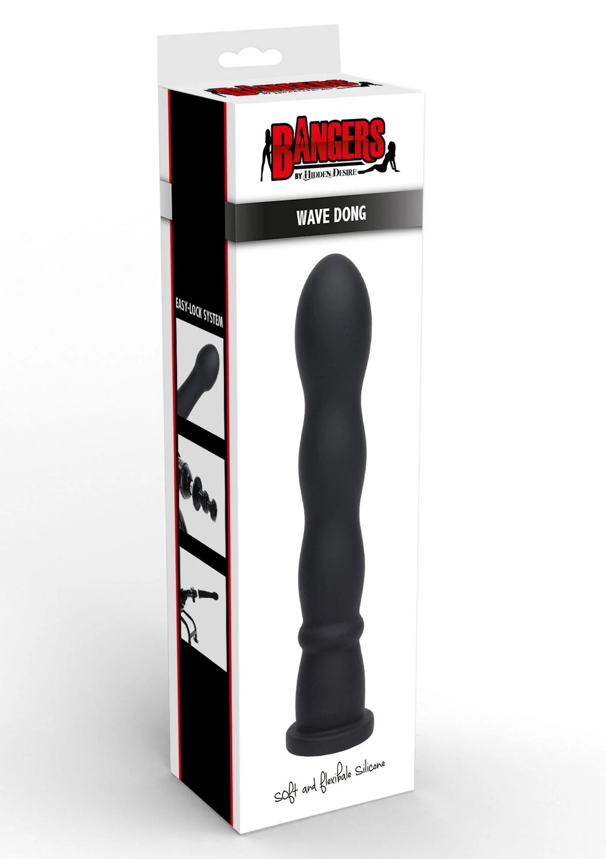 Bestel: Bangers Fuck Machines Wave Dong Easy - Lock 19 cm by Hidden Desire - bij Happytoys: de erotische sex webshop | liever Happy dan Easy ⭐⭐⭐⭐⭐