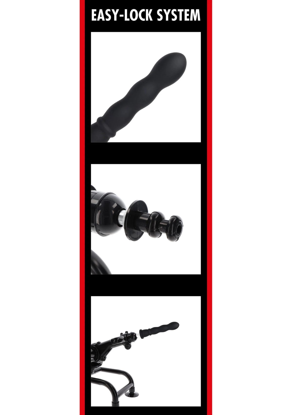 Bestel: Bangers Fuck Machines Wave Dong Easy - Lock 19 cm by Hidden Desire - bij Happytoys: de erotische sex webshop | liever Happy dan Easy ⭐⭐⭐⭐⭐