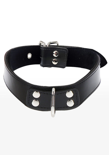 Bestel: Bondage Essentials Elegante D - Ring Halsband by Taboom - bij Happytoys: de erotische sex webshop | liever Happy dan Easy ⭐⭐⭐⭐⭐
