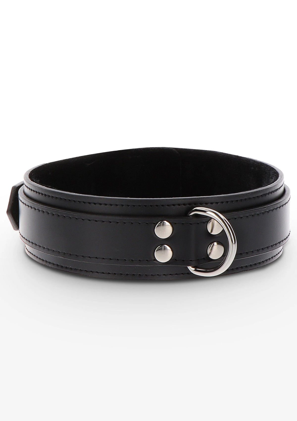 Bestel: Heavy D - Ring Collar - bij Happytoys: de erotische sex webshop | liever Happy dan Easy ⭐⭐⭐⭐⭐ - Default Title - 17103 - BLACK