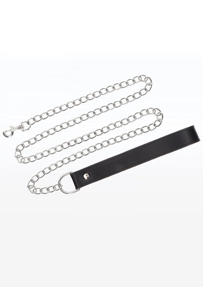 Bestel: Bondage Essentials Chain Leash by Taboom - bij Happytoys: de erotische sex webshop | liever Happy dan Easy ⭐⭐⭐⭐⭐ - Default Title - 17105 - BLACK