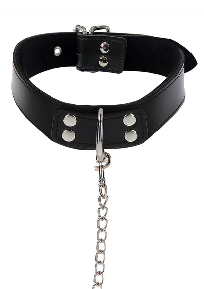 Bestel: Elegant Collar and Chain Leash by Taboom Luxury Bondage Essentials - bij Happytoys: de erotische sex webshop | liever Happy dan Easy ⭐⭐⭐⭐⭐