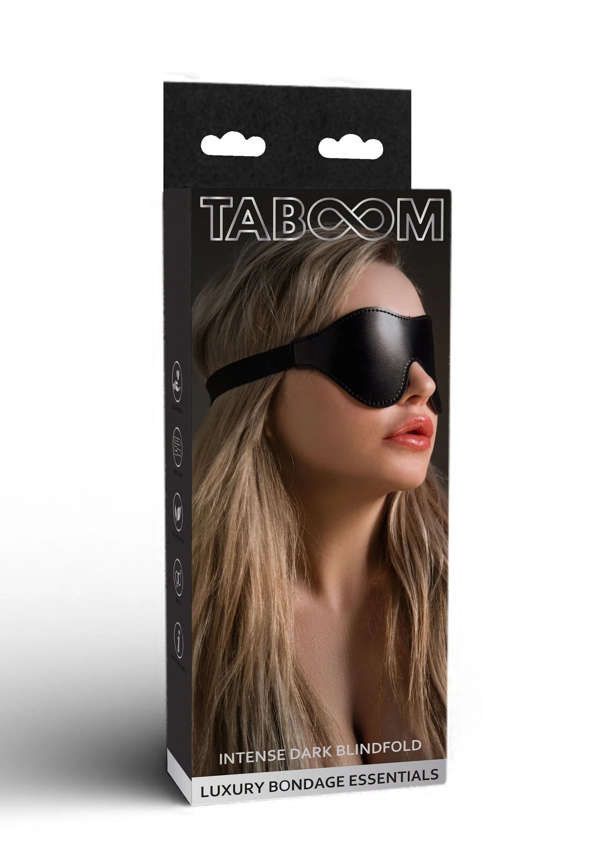 Bestel: Bondage Essentials Intense Dark Blindfold by Taboom - bij Happytoys: de erotische sex webshop | liever Happy dan Easy ⭐⭐⭐⭐⭐