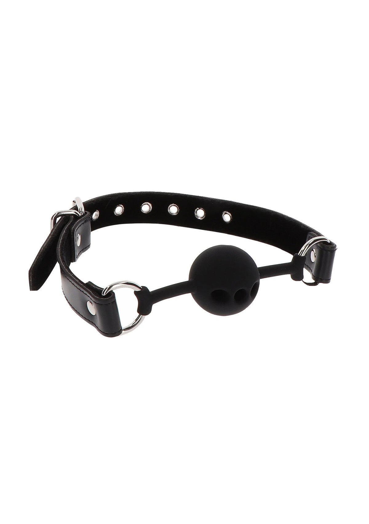 Bestel: Bondage Essentials Silicone Ball Gag by Taboom - bij Happytoys: de erotische sex webshop | liever Happy dan Easy ⭐⭐⭐⭐⭐ - Default Title - 17109 - BLACK