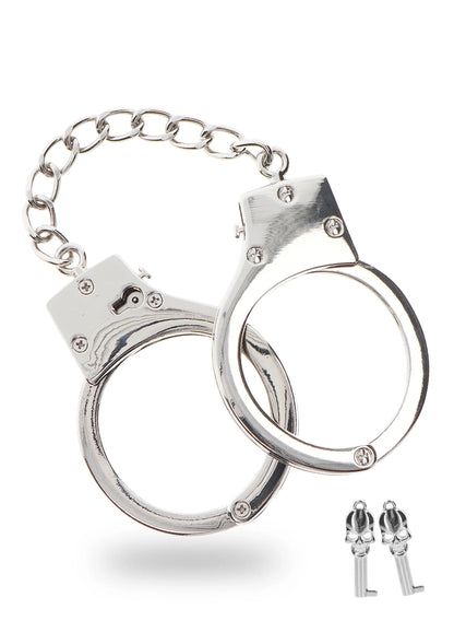 Bestel: Silver Plated BDSM Handcuffs by Taboom Luxury Bondage Essentials - bij Happytoys: de erotische sex webshop | liever Happy dan Easy ⭐⭐⭐⭐⭐ - Default Title - 17124 - SILVER