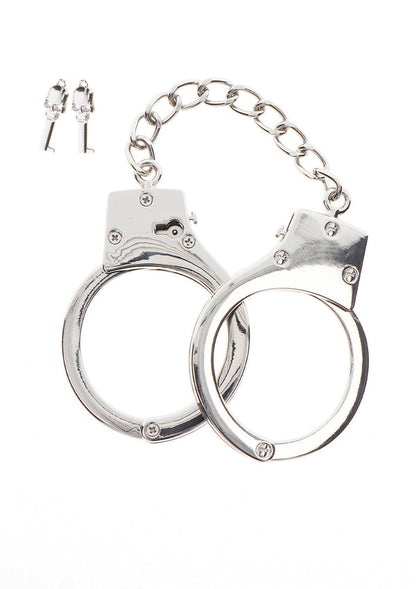Bestel: Silver Plated BDSM Handcuffs by Taboom Luxury Bondage Essentials - bij Happytoys: de erotische sex webshop | liever Happy dan Easy ⭐⭐⭐⭐⭐