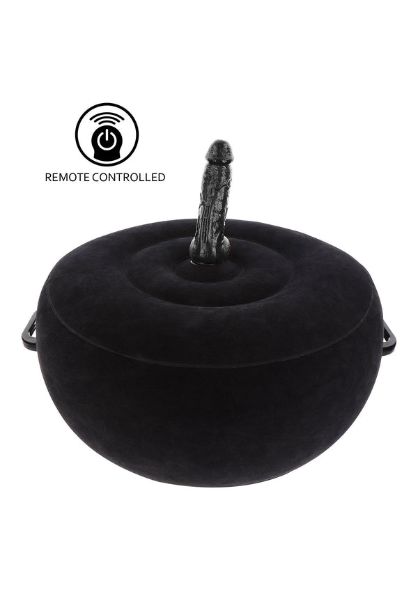 Bestel: Inflatable Fuck Seat with Remote by Luxury Bondage Essentials - bij Happytoys: de erotische sex webshop | liever Happy dan Easy ⭐⭐⭐⭐⭐ - Default Title - 17129 - BLACK