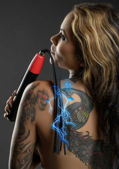 Bestel: Electro Wand Whip by Taboom - bij Happytoys: de erotische sex webshop | liever Happy dan Easy ⭐⭐⭐⭐⭐ - Default Title - 17140 - BLACK
