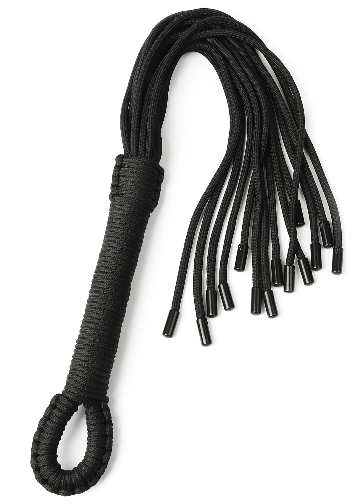 Bestel: Knot Flogger by Hidden Desire - bij Happytoys: de erotische sex webshop | liever Happy dan Easy ⭐⭐⭐⭐⭐ - Zwart - 17143 - BLACK