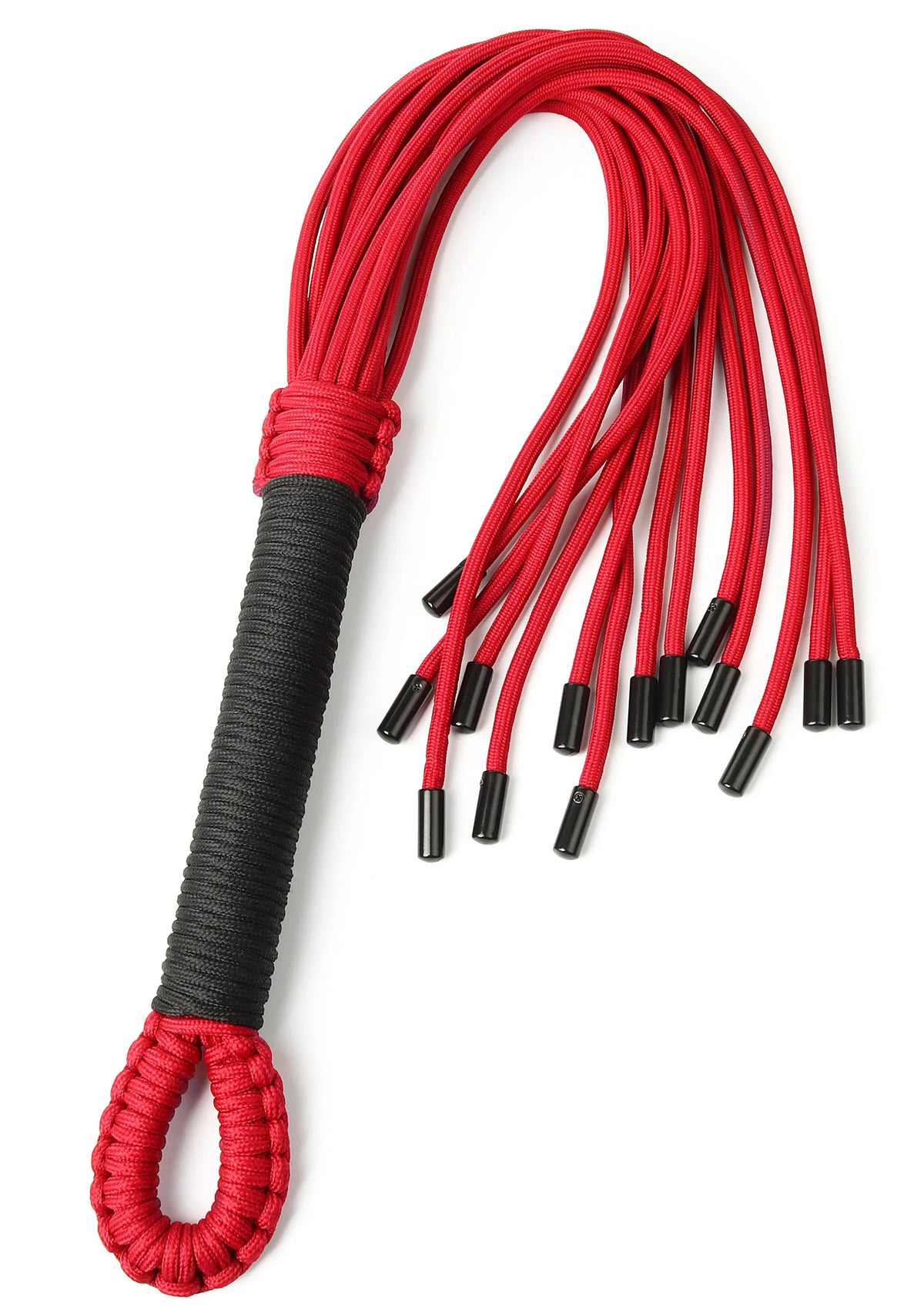 Bestel: Knot Flogger by Hidden Desire - bij Happytoys: de erotische sex webshop | liever Happy dan Easy ⭐⭐⭐⭐⭐ - Rood - 17143 - RED