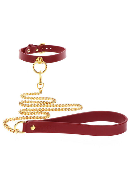 Bestel: O - Ring Collar and Chain Leash by Taboom Bondage In Luxury - bij Happytoys: de erotische sex webshop | liever Happy dan Easy ⭐⭐⭐⭐⭐