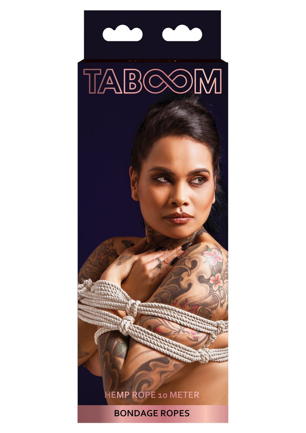 Bestel: Hemp Rope 10 Meter 7 mm by Taboom Bondage Ropes - bij Happytoys: de erotische sex webshop | liever Happy dan Easy ⭐⭐⭐⭐⭐