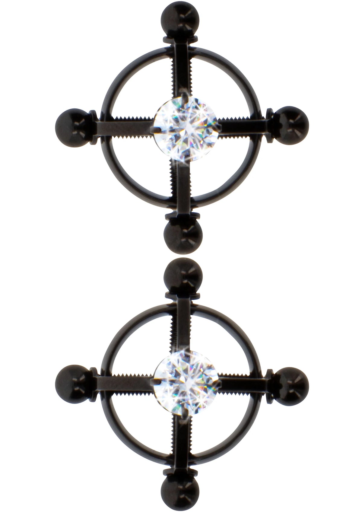 Bestel: Divine Cross Clamps by Nipple Play - bij Happytoys: de erotische sex webshop | liever Happy dan Easy ⭐⭐⭐⭐⭐